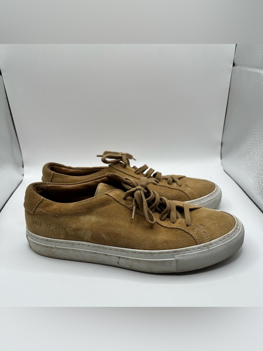 Woman by Common projects Original Achilles low suede - tan - size 37 US 7